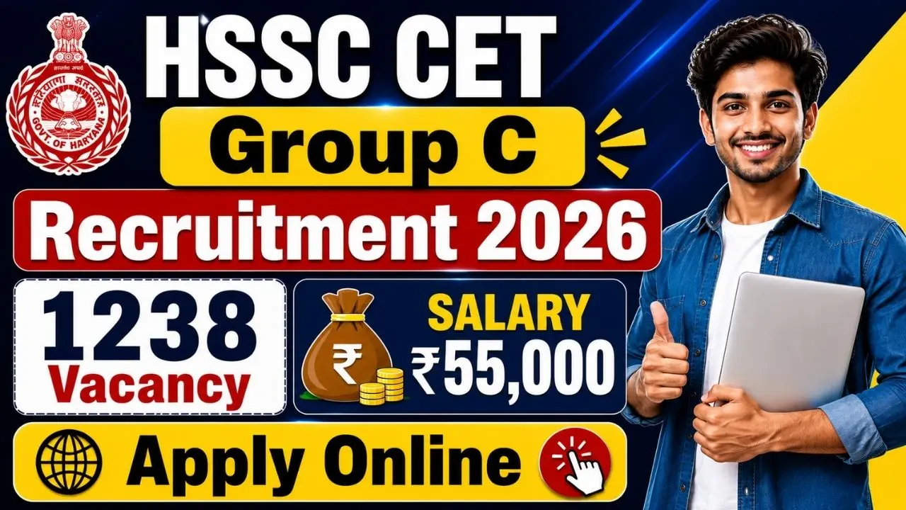 HSSC CET Group C Recruitment 2026