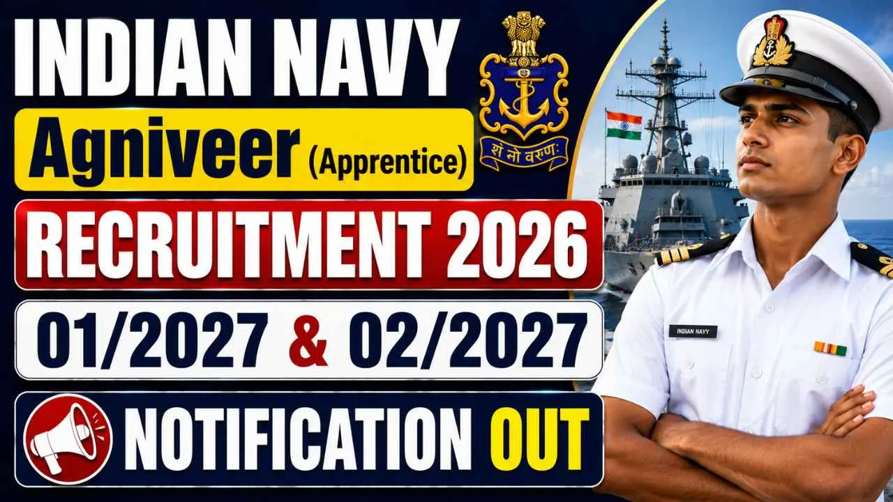 Indian Navy Agniveer (Apprentice) Online Form 2026