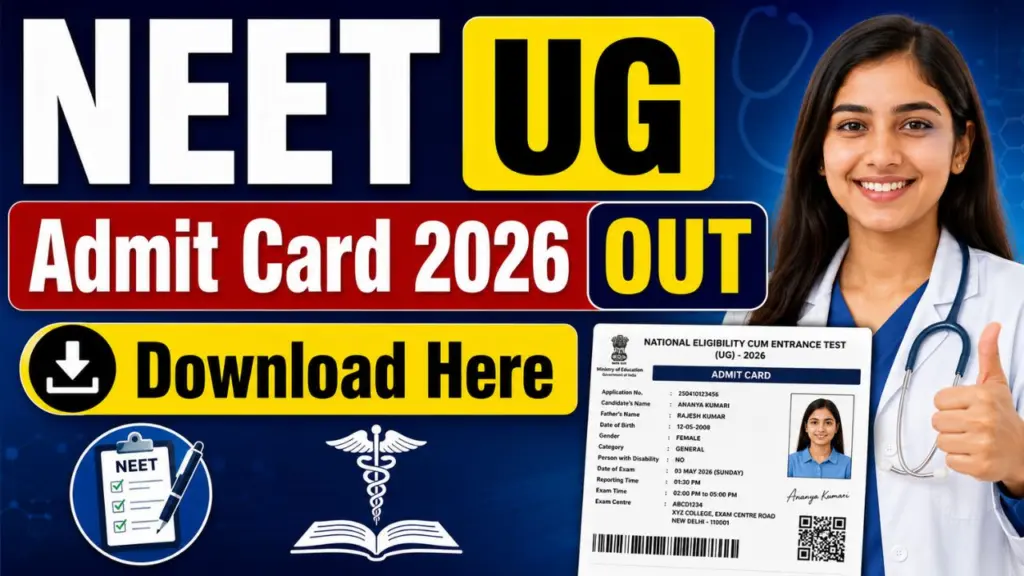 NEET UG Admit Card 2026