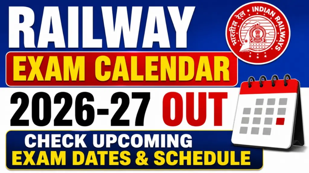 Railway RRB Exam Calendar 2026