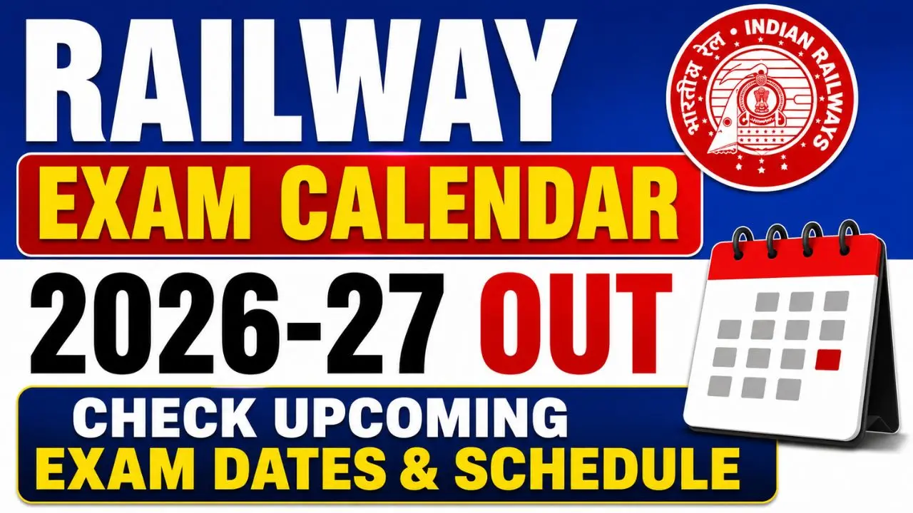 Railway RRB Exam Calendar 2026