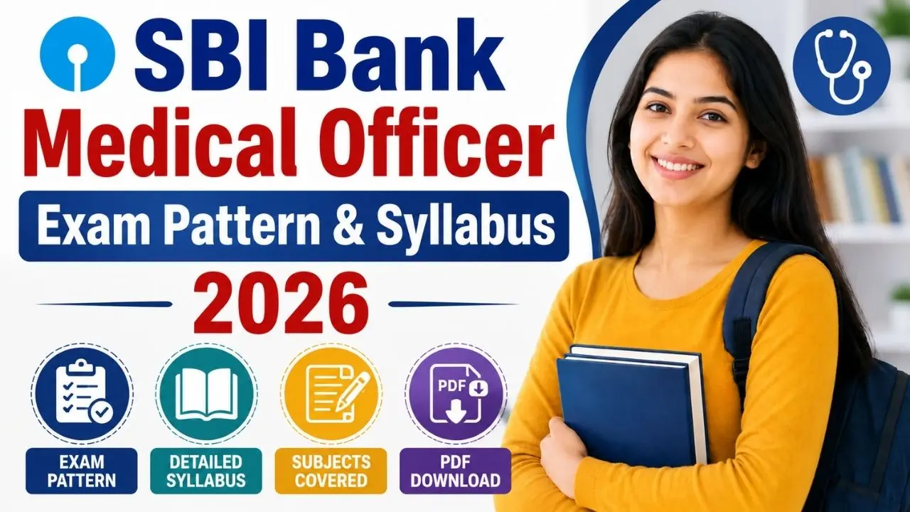 SBI Bank Medical Officer Exam Pattern & Syllabus 2026