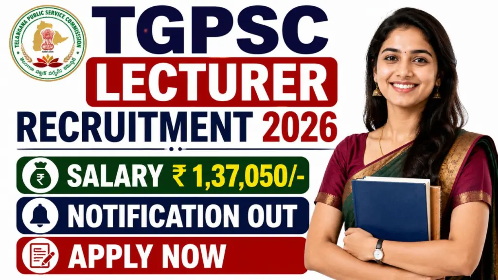 TGPSC Lecturer Recruitment 2026