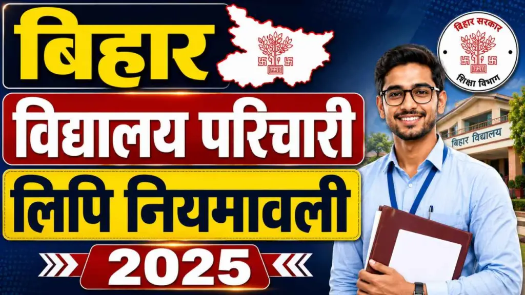 Bihar Vidhalaya Parichari Lipi Niyamwali 2025