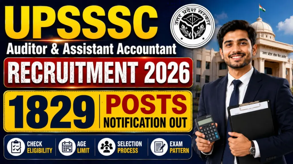 UPSSSC Auditor & Assistant Accountant Recruitment 2026
