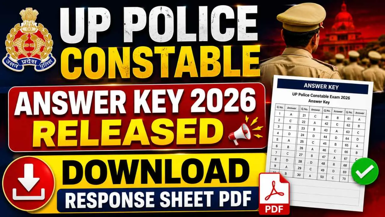 UP Police Constable Answer Key 2026
