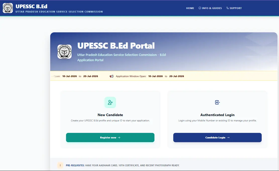 UPESSC Assistant Professor BEd Recruitment 2026