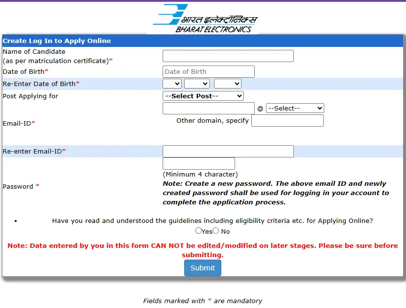 BEL Havildar (Security) Recruitment 2026