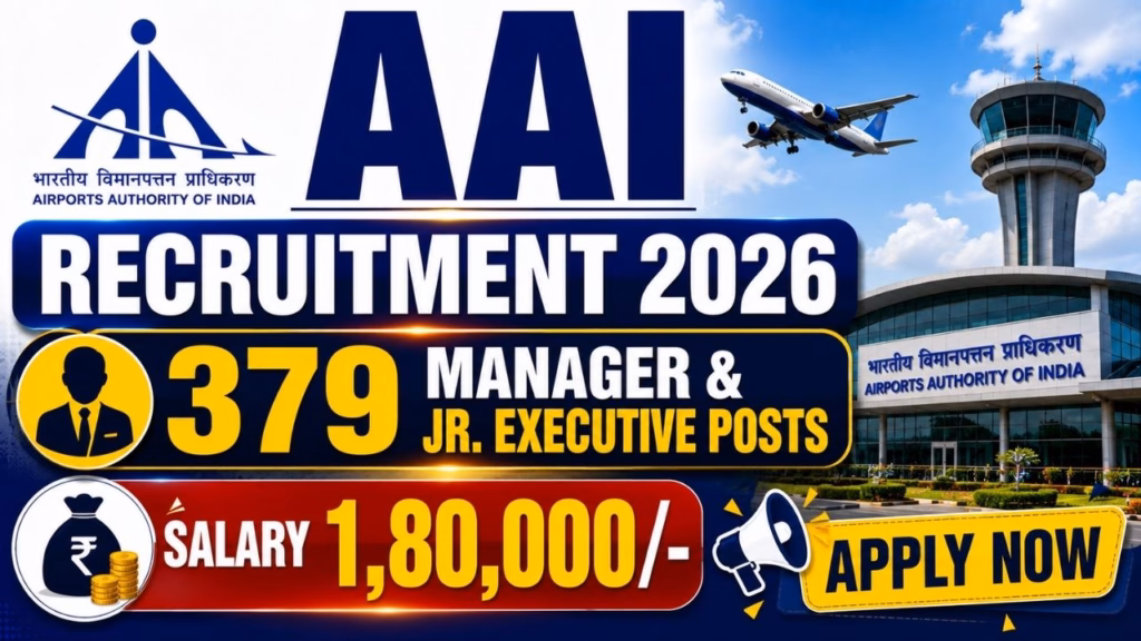 AAI Manager & Junior Executive Recruitment 2026