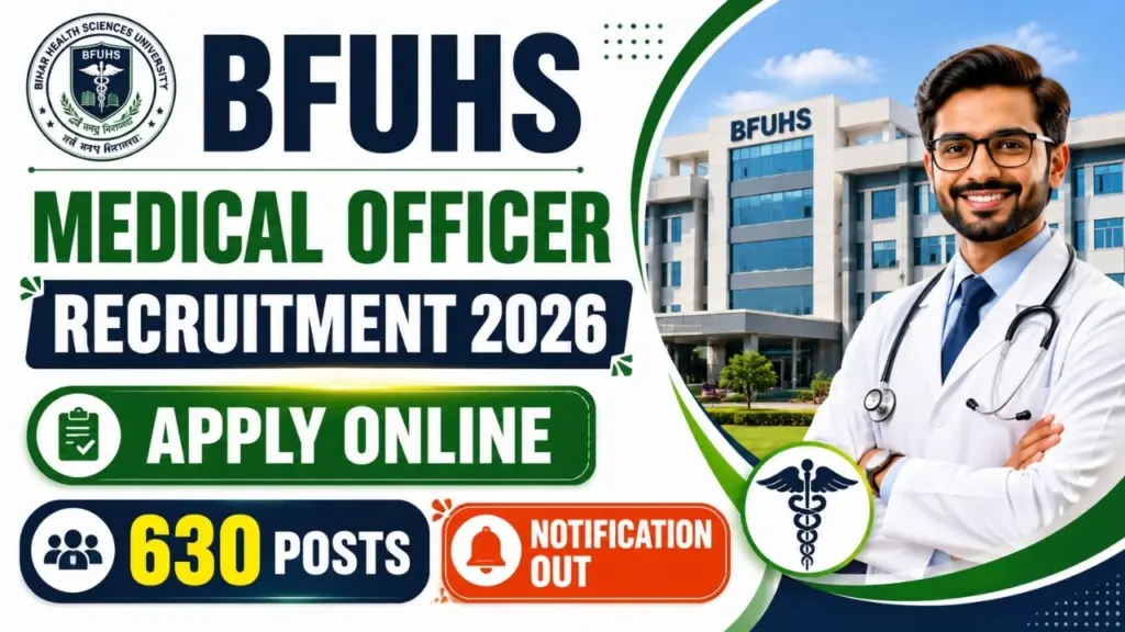 BFUHS Medical Officer (General) Recruitment 2026