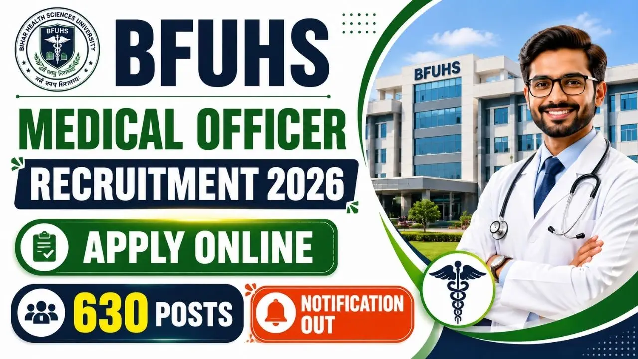 BFUHS Medical Officer (General) Recruitment 2026