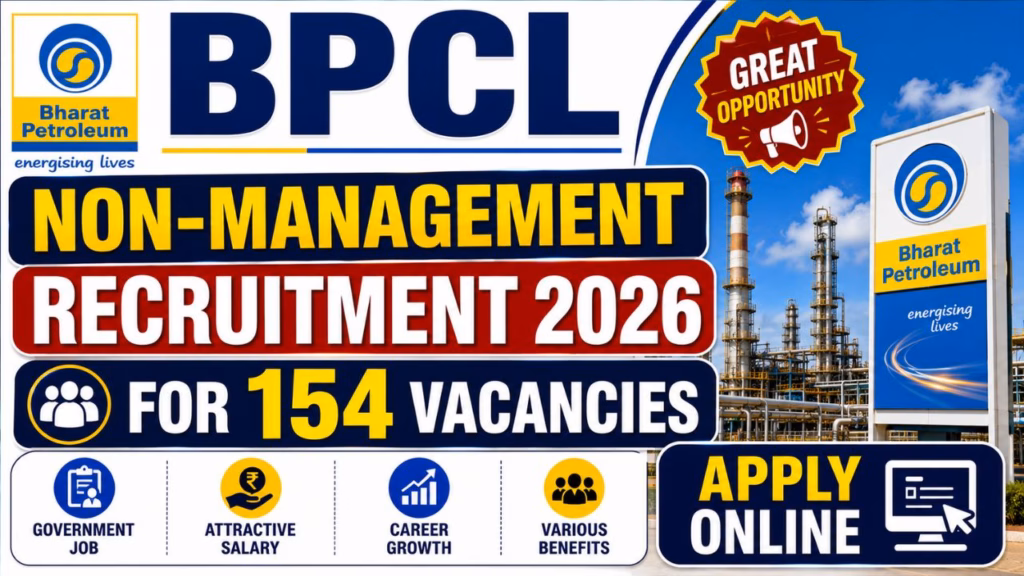 BPCL Non Management Recruitment 2026