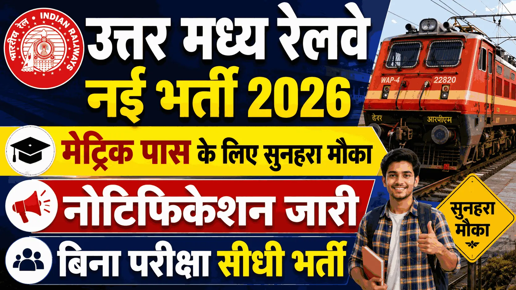 North Central Railway ATVM Recruitment 2026