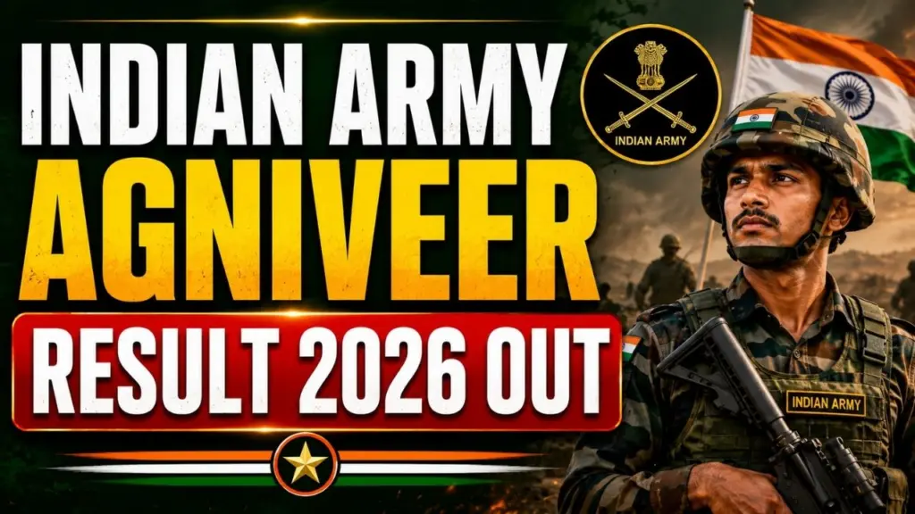 Indian Army Agniveer CCE Result 2026