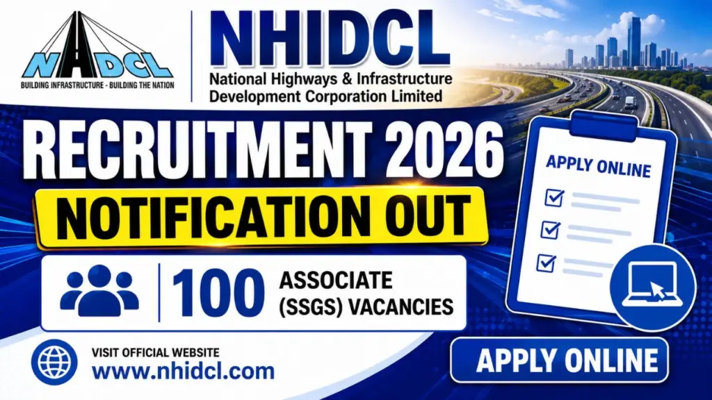 NHIDCL Associate Recruitment 2026