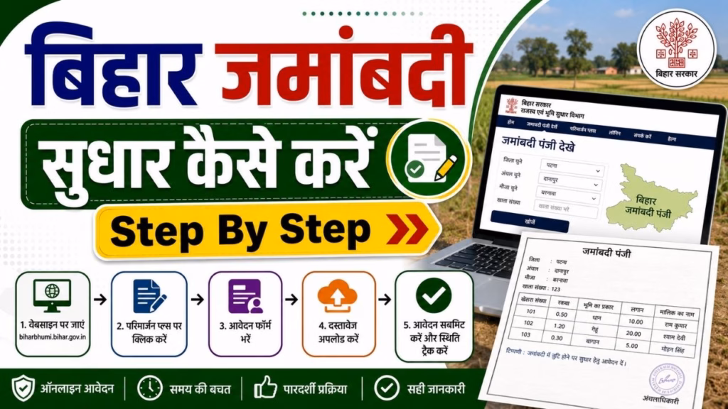 Bihar Jamabandi Sudhar Kaise Kare