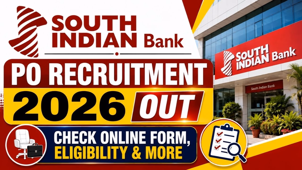 South Indian Bank PO Recruitment 2026