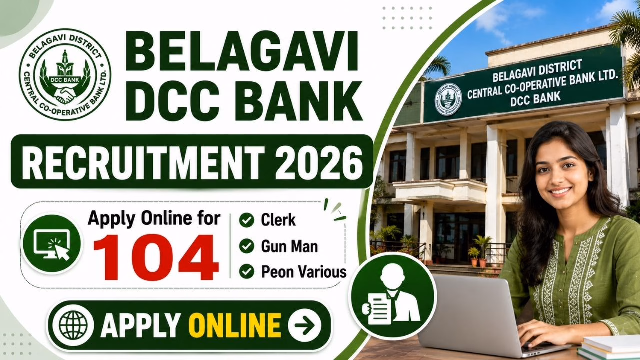 Belagavi DCC Bank Recruitment 2026