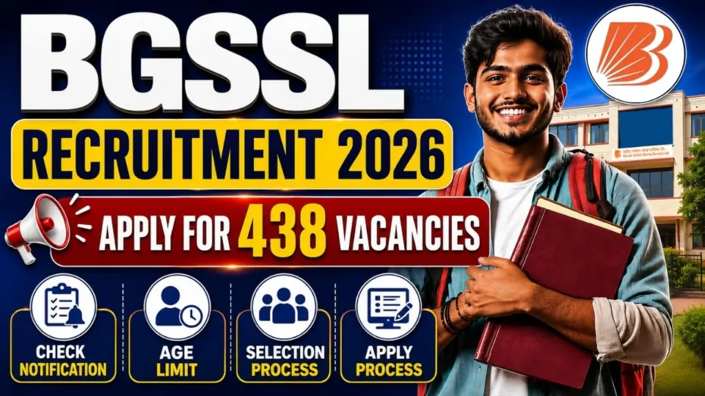 BGSSL Various Posts Recruitment 2026