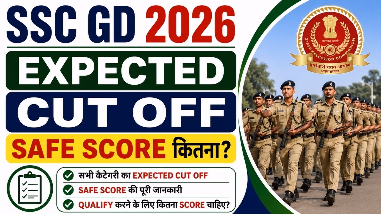 SSC GD Constable Cut Off 2026