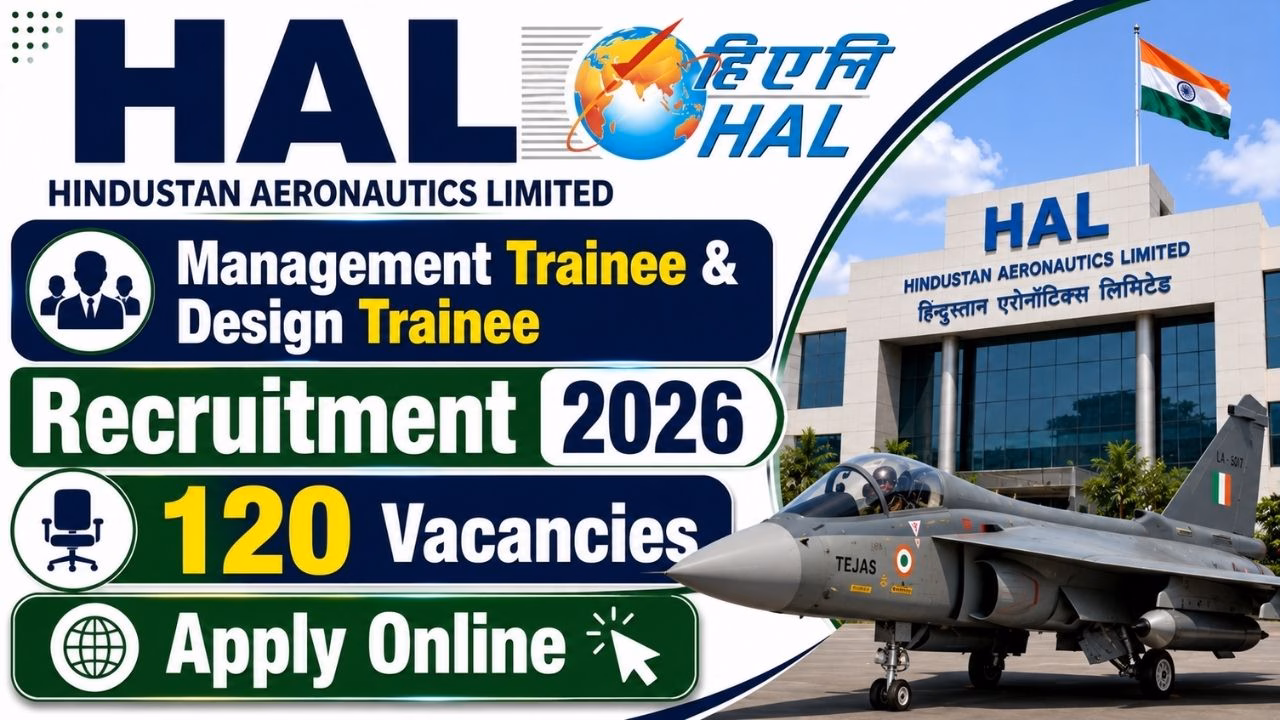 HAL Management Trainee & Design Trainee Recruitment 2026
