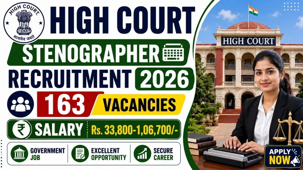 Rajasthan High Court Stenographer Recruitment 2026