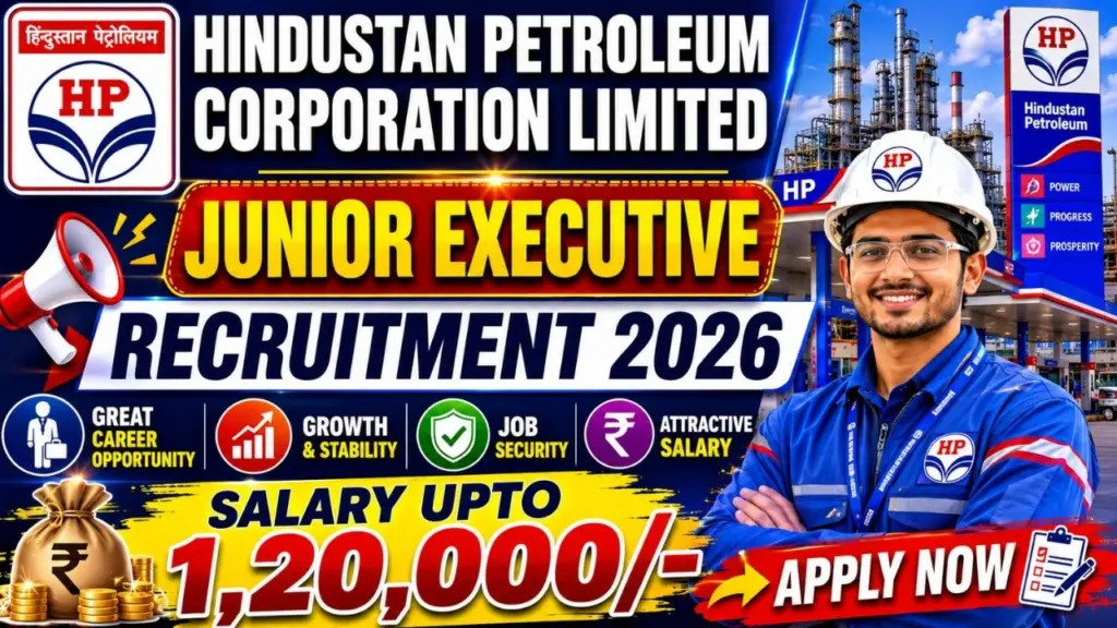 HPCL Junior Executive Recruitment 2026