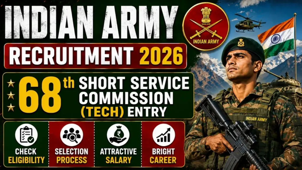 Indian Army 68th Short Service Commission Recruitment 2027