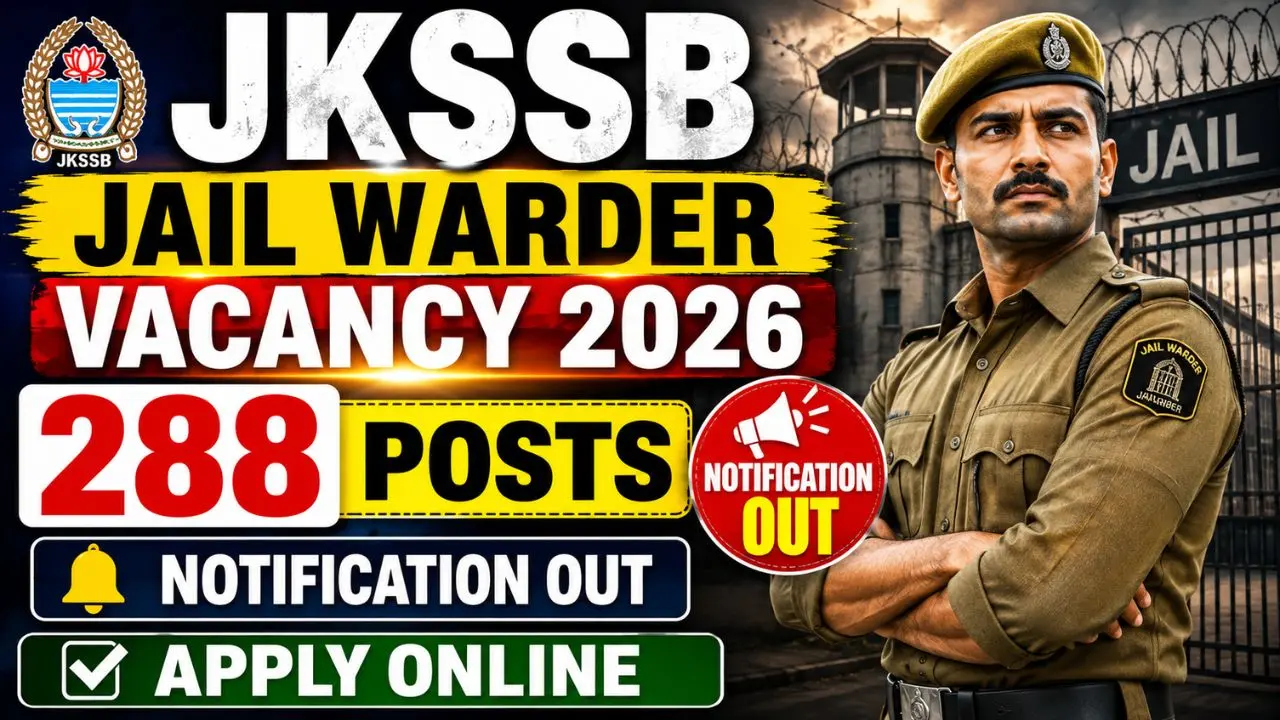 JKSSB Warder Recruitment 2026
