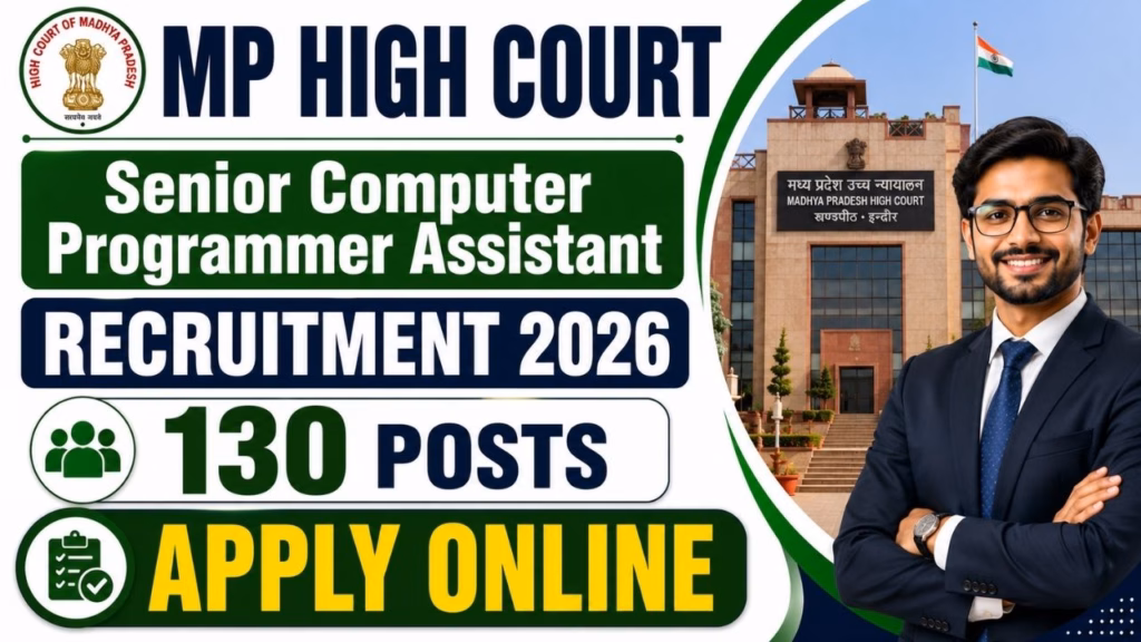 MP High Court Senior Computer Programmer Assistant Recruitment 2026