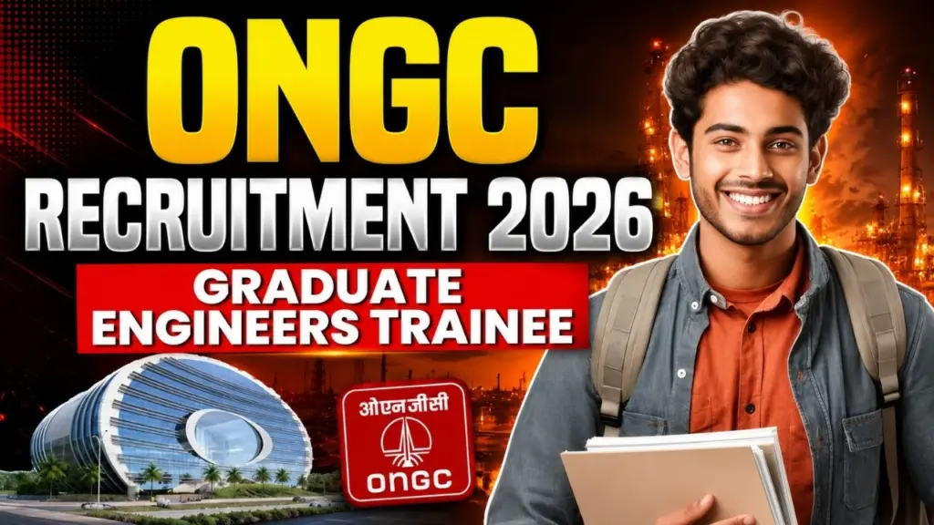 ONGC Graduate Trainee Recruitment 2026