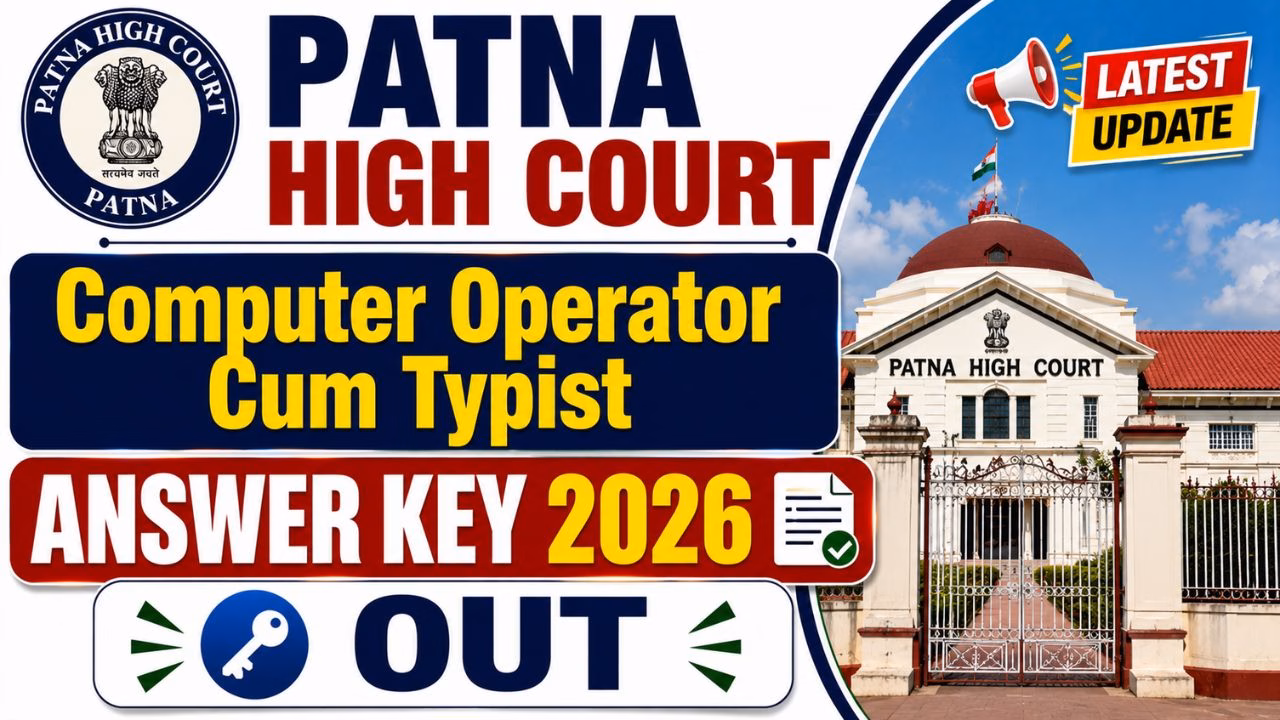 Patna High Court Computer Operator Cum Typist Answer Key 2026