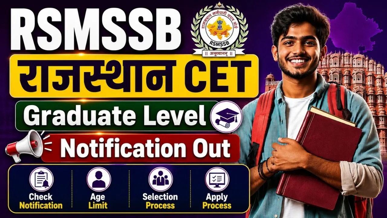 RSSB Rajasthan Common Eligibility Test CET 2026