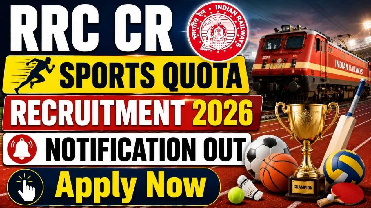 RRC CR Sports Quota Recruitment 2026