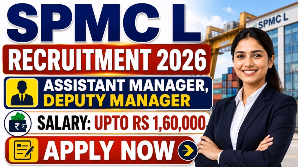 SPMCIL Assistant Manager Recruitment 2026