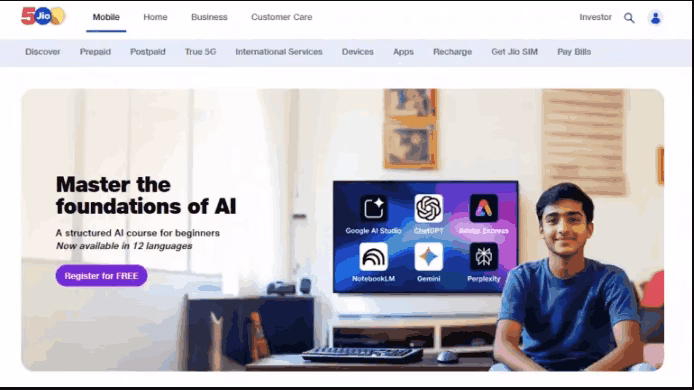 Jio AI Course Free With Certificate