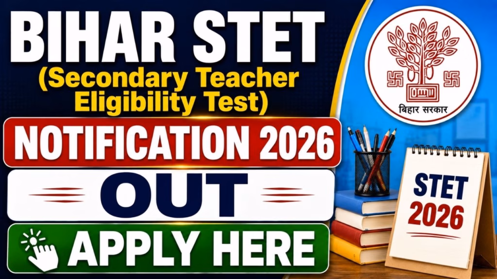 Bihar STET 2026 Online Form