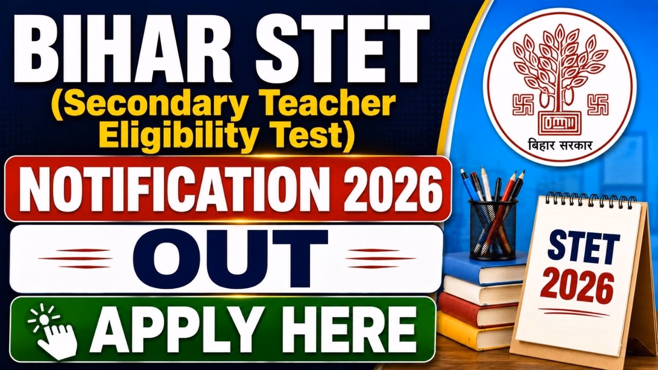 Bihar STET 2026 Online Form