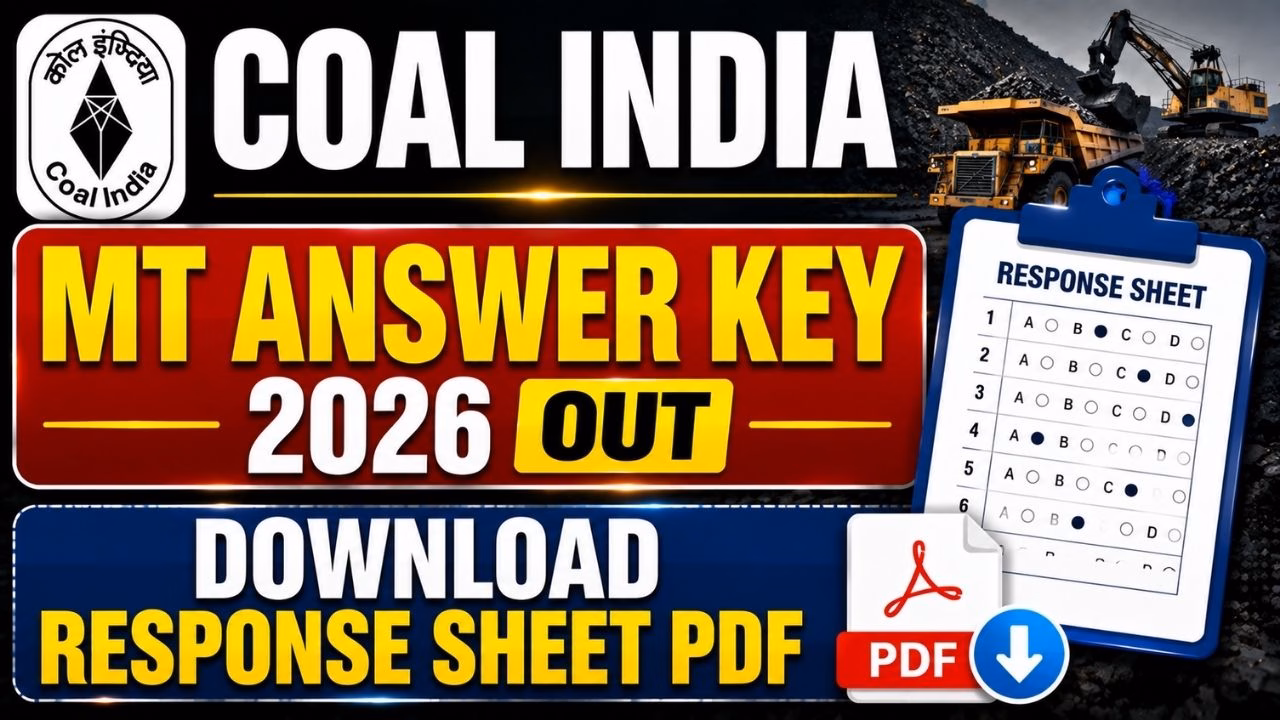 Coal India MT Answer Key 2026