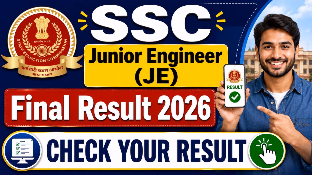 SSC Junior Engineer (JE) Final Result 2026