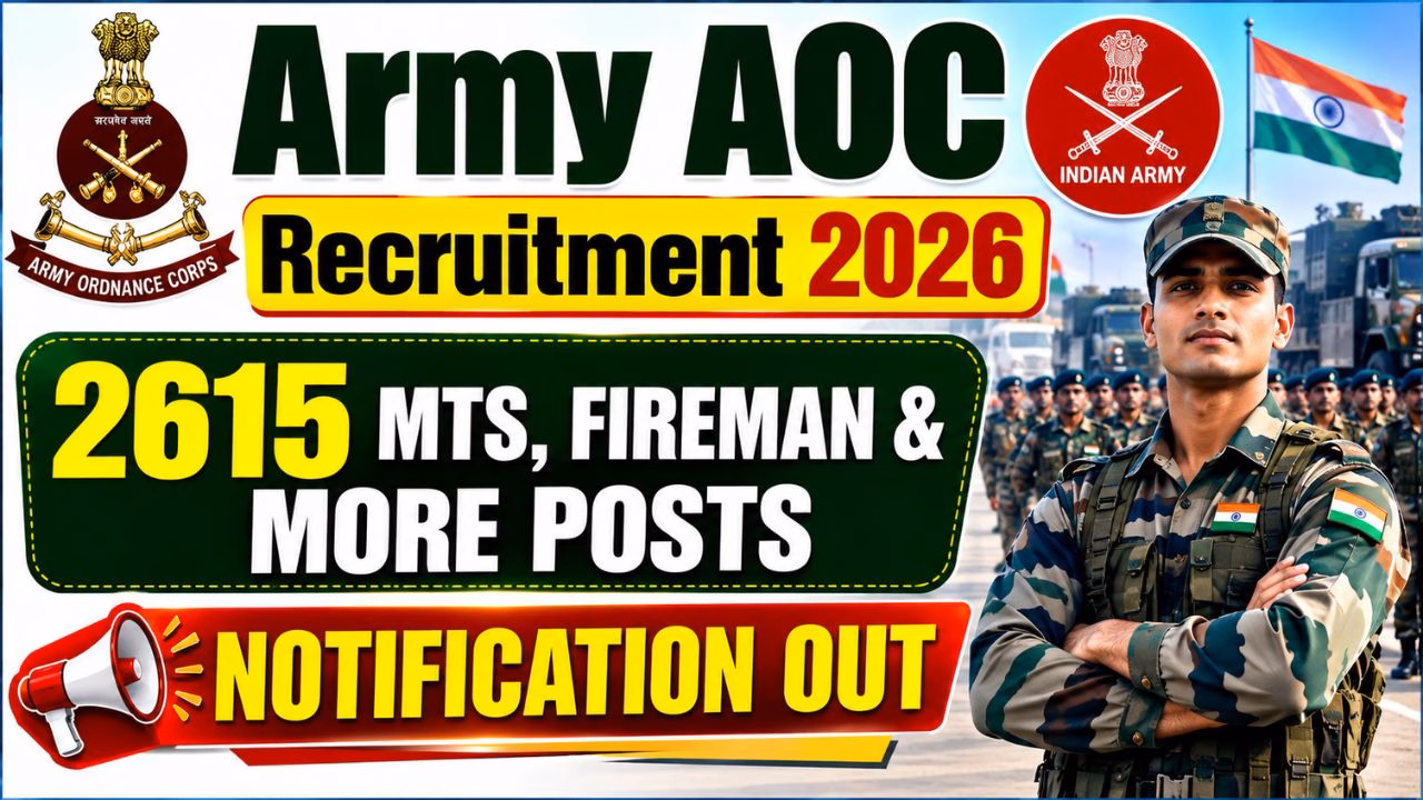 Army AOC Recruitment 2026