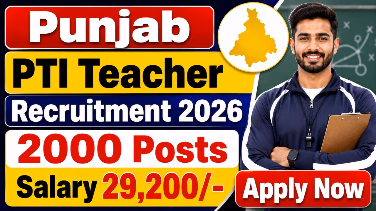 Punjab PTI Teacher Recruitment 2026