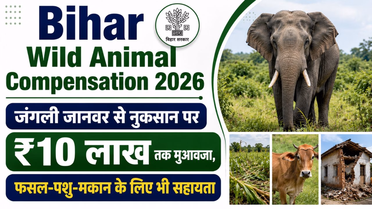 Bihar Wild Animal Attack Compensation 2026