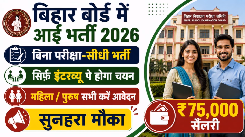 Bihar Board Co Ordinator Vacancy 2026