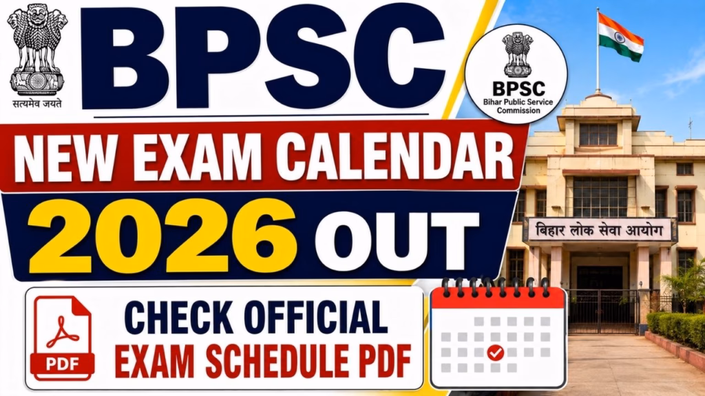 BPSC Exam Calendar