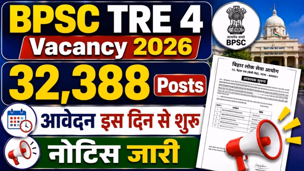 BPSC TRE 4.0 Vacancy 2026