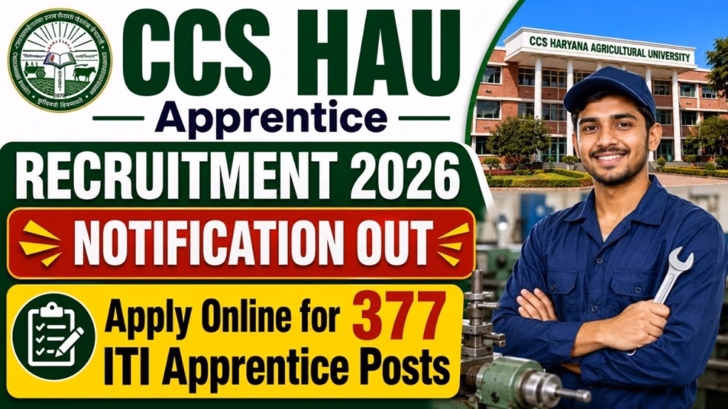 CCS HAU Apprentice Recruitment 2026