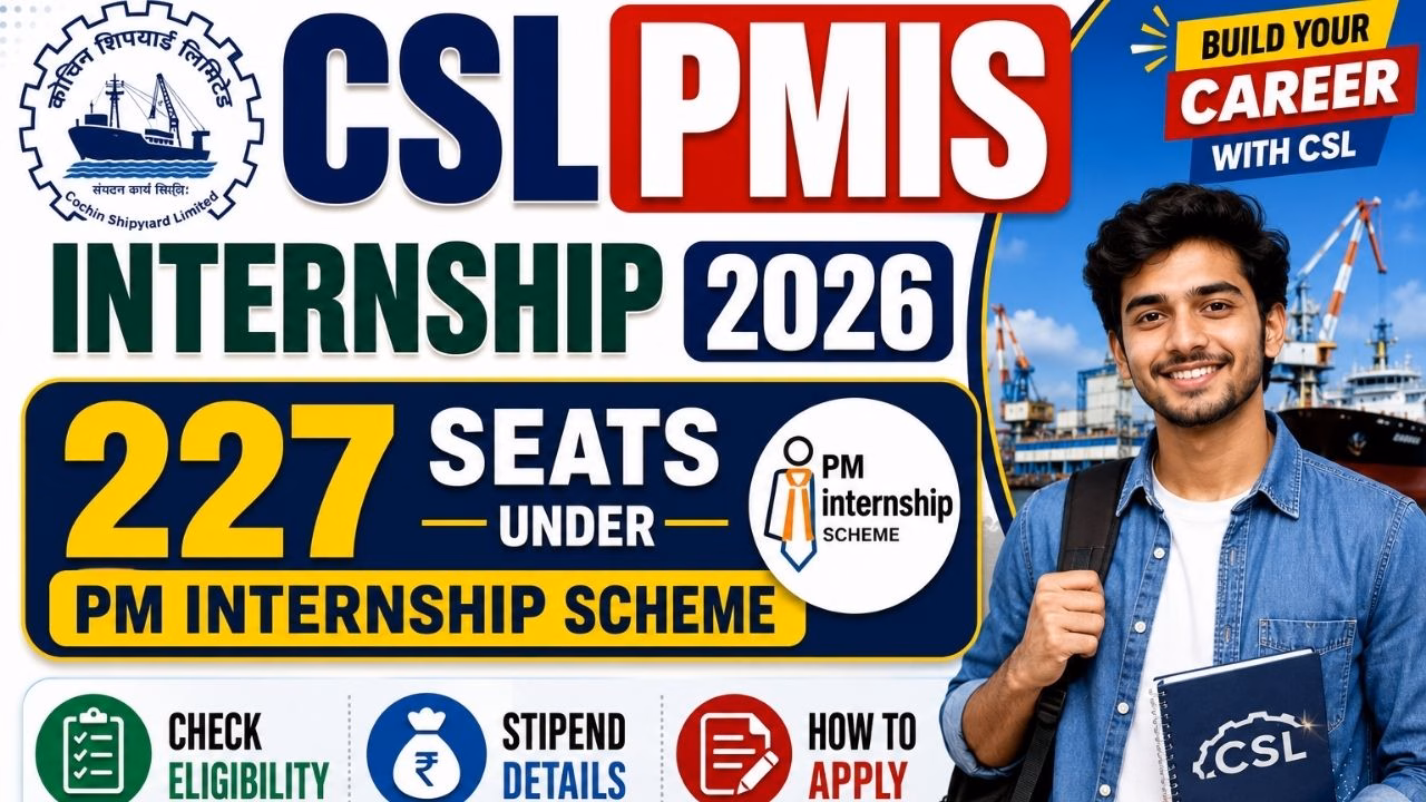 CSL PMIS Internship Online Apply 2026