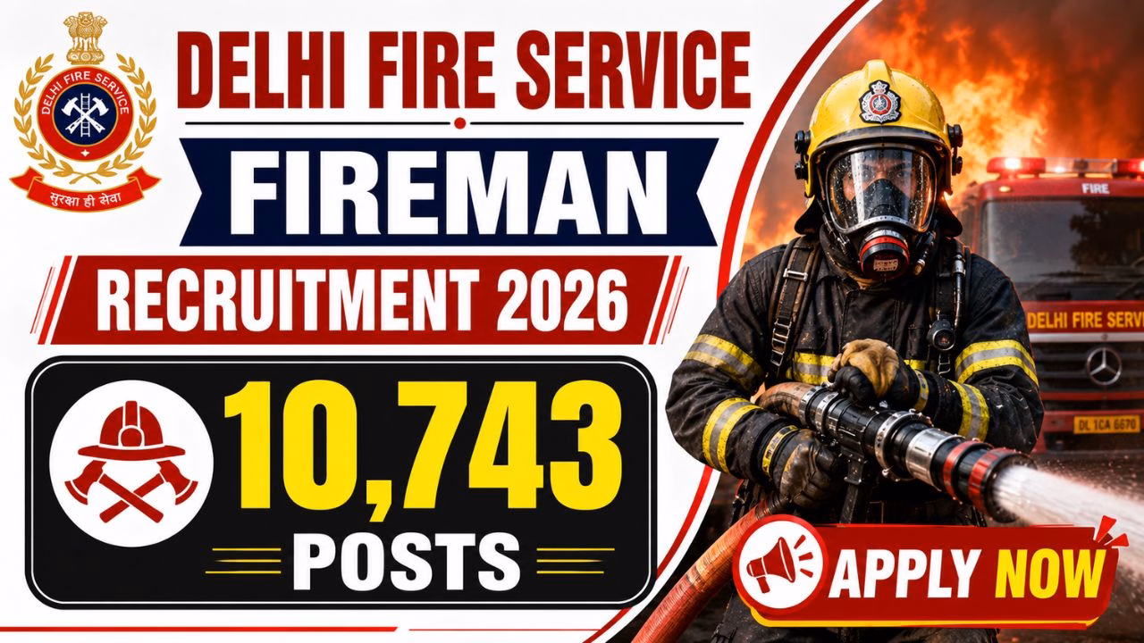Delhi Fire Service Fireman Recruitment 2026