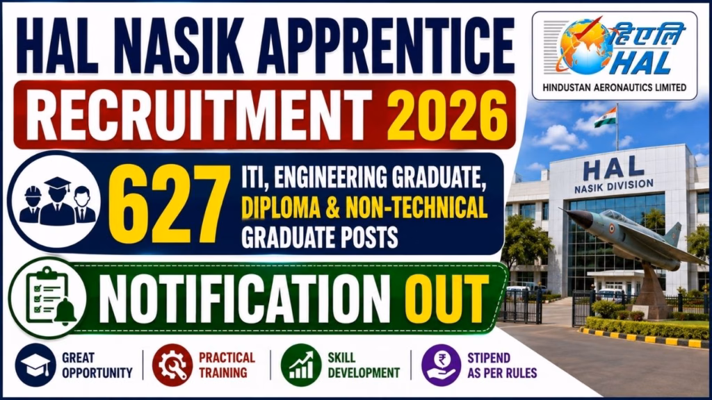 HAL Nashik Apprentice Recruitment 2026